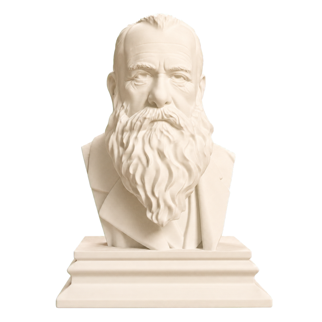Claude Monet Ivory White collectible bust