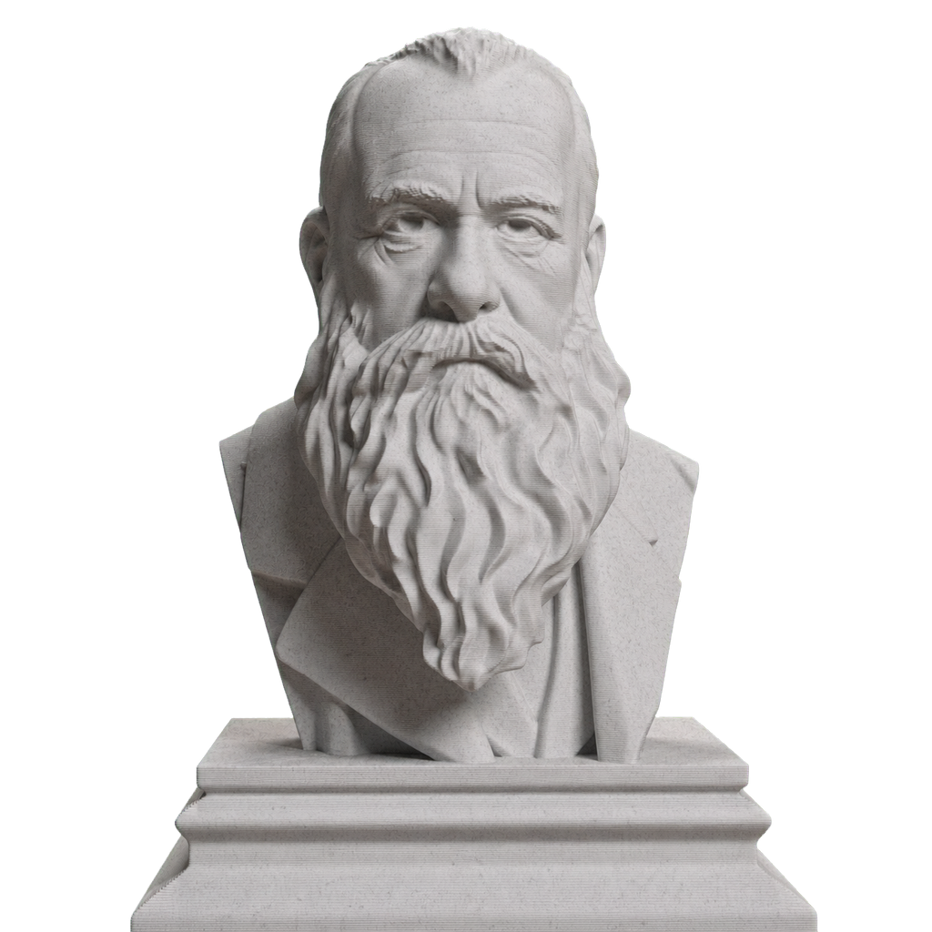 Claude Monet Marble Stone collectible bust