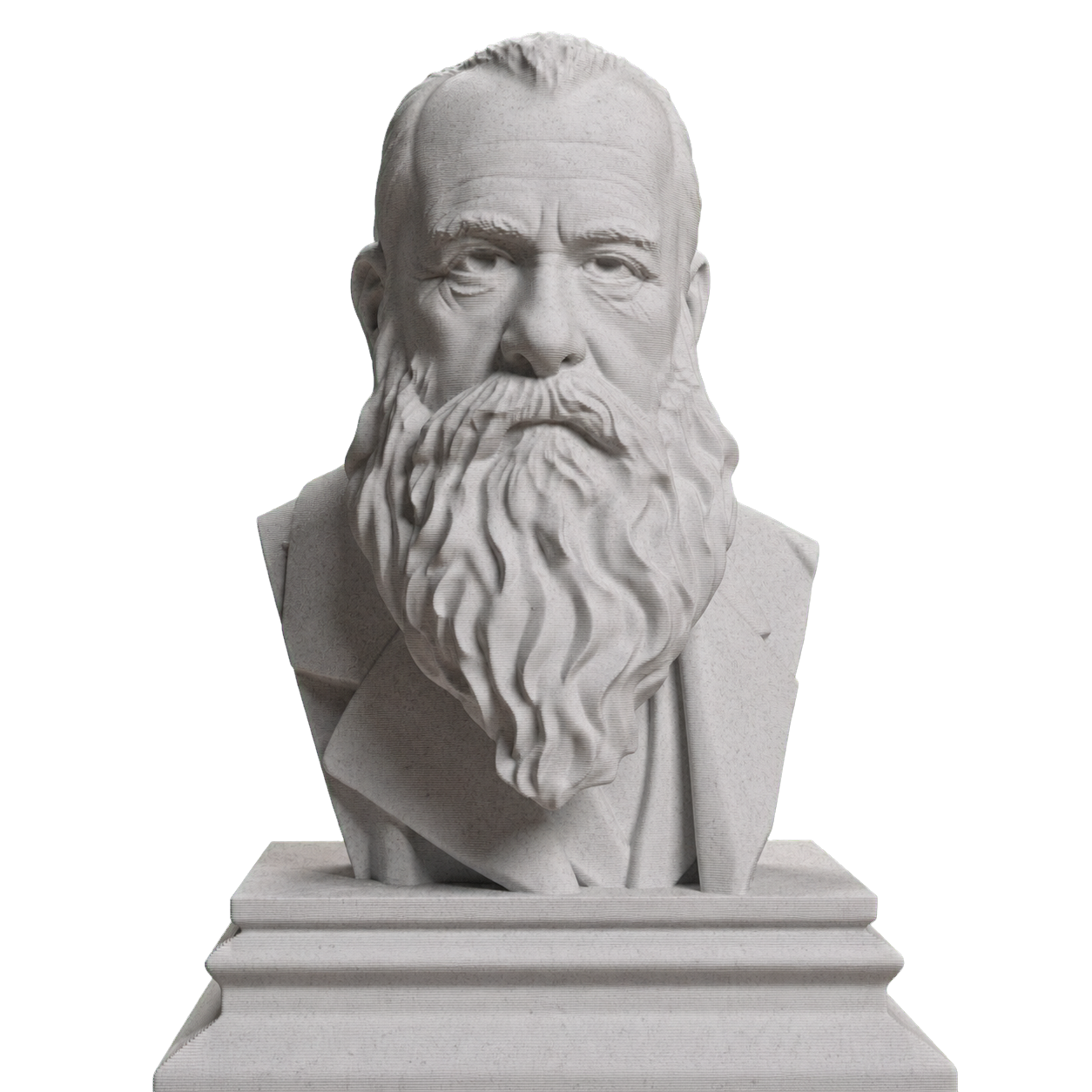Claude Monet Marble Stone collectible bust