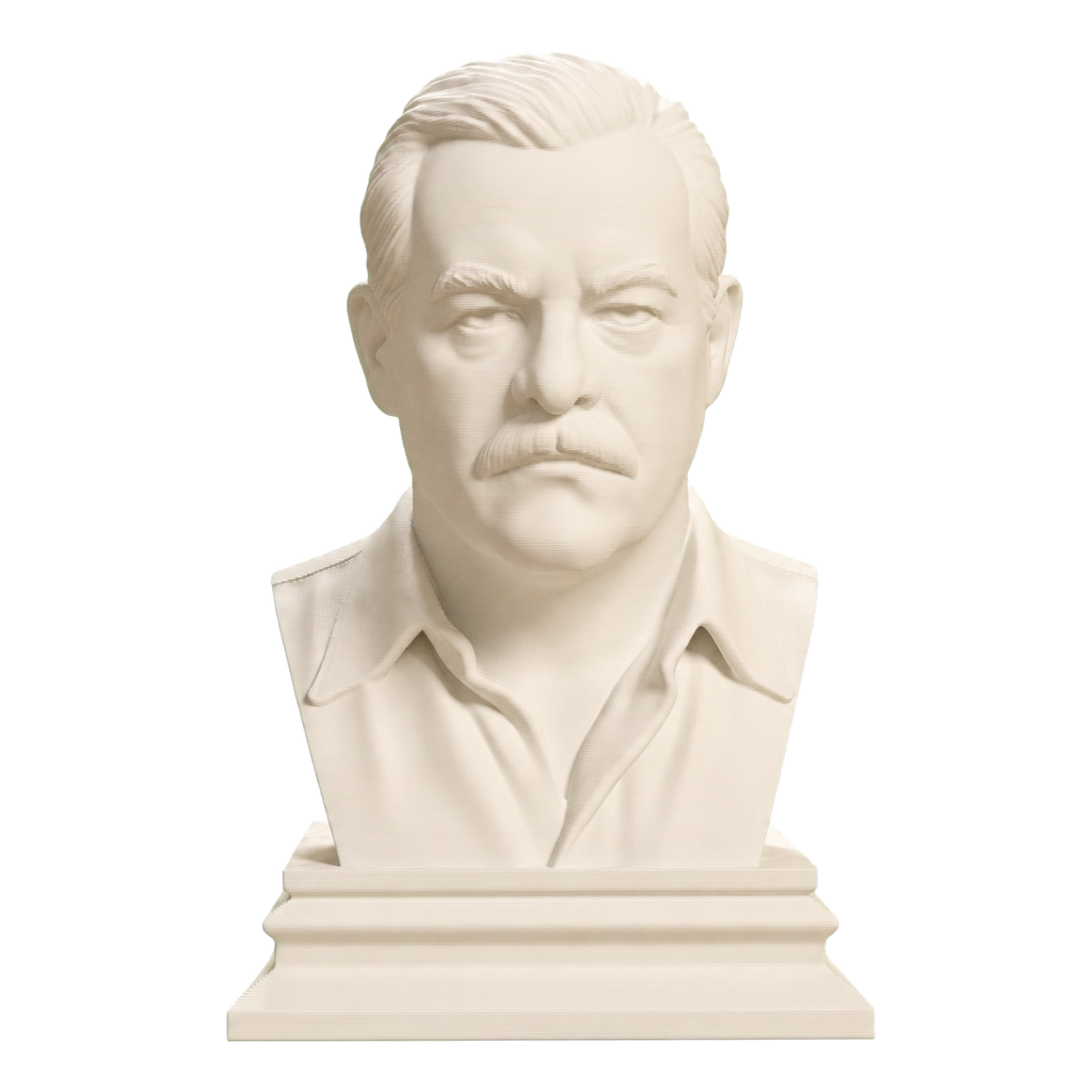 Ernest Hemingway Ivory White collectible bust