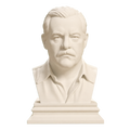 Ernest Hemingway Ivory White collectible bust
