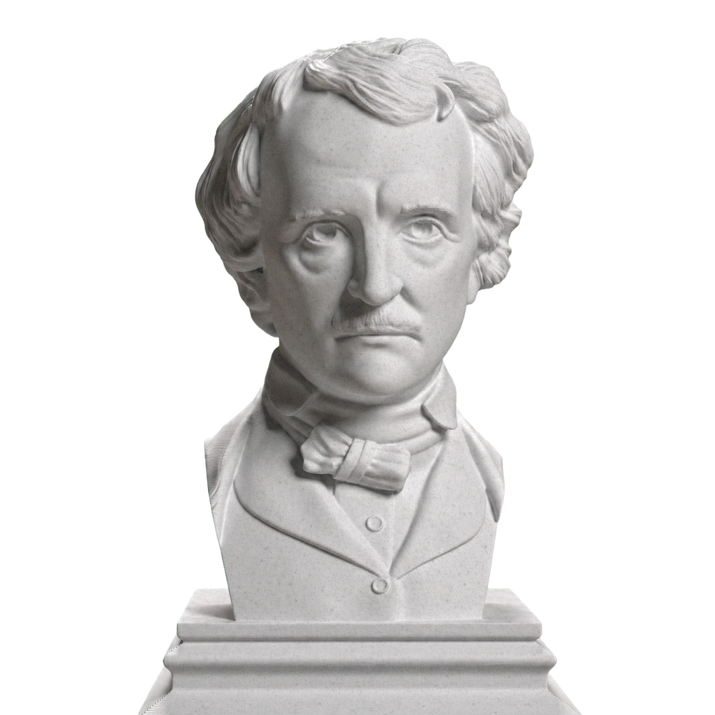 Edgar Allan Poe Marble Stone collectible bust
