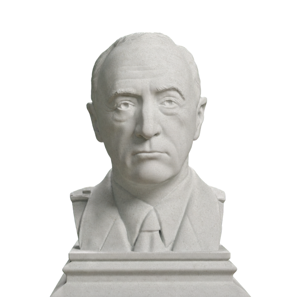 George S. Patton Marble Stone collectible bust