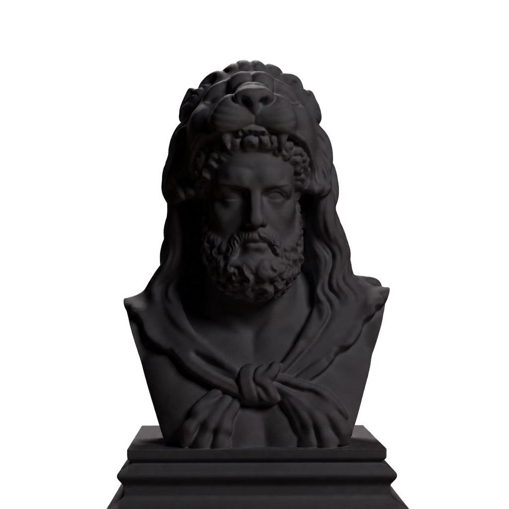 Hercules Charcoal Black collectible bust
