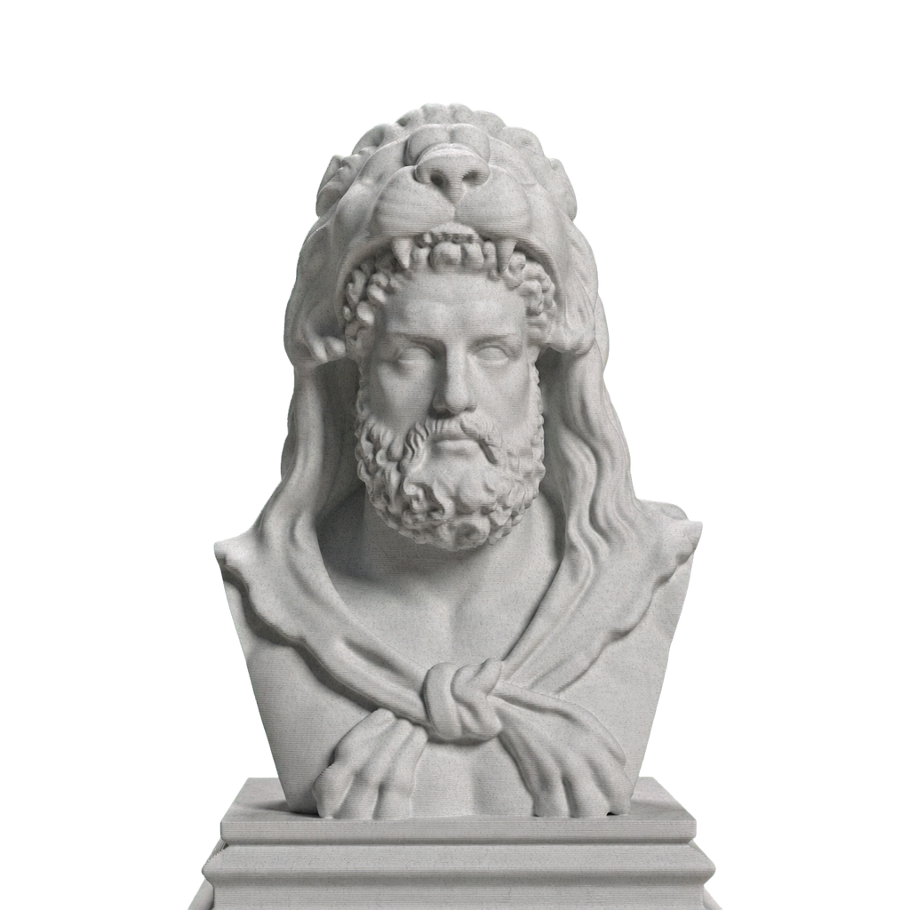 Hercules Marble Stone collectible bust