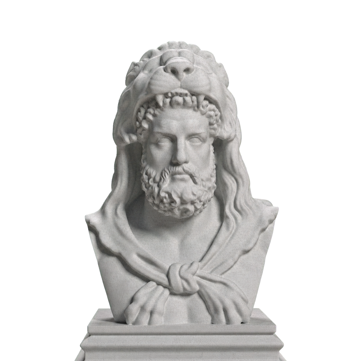 Hercules Marble Stone collectible bust