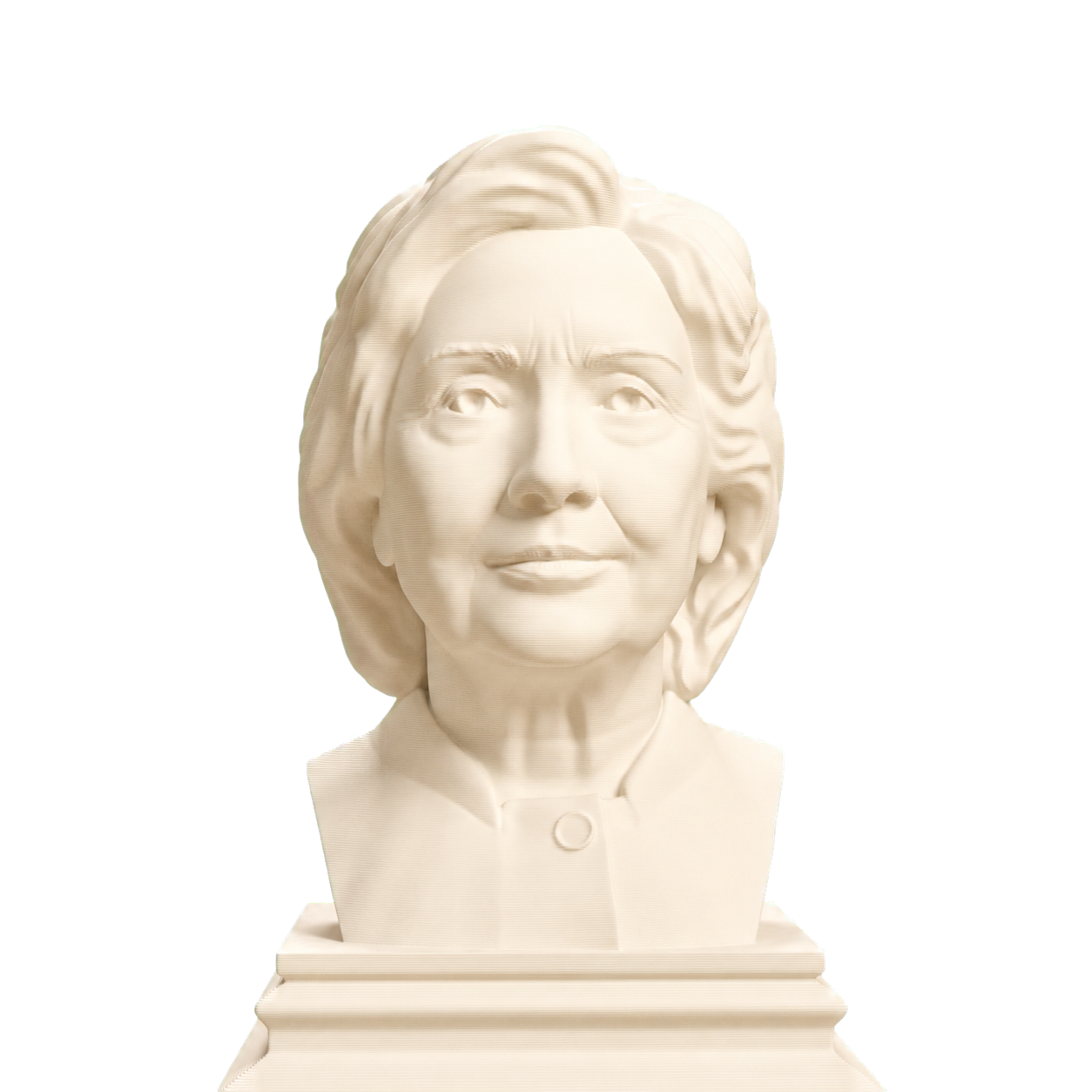 Hillary Clinton Ivory White collectible bust