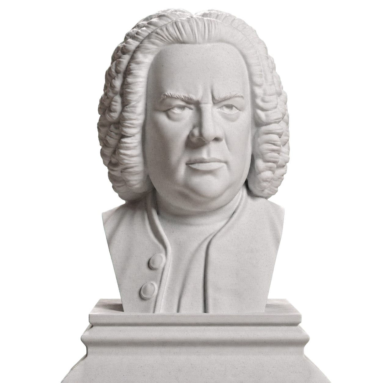 Johann Sebastian Bach Marble Stone collectible bust
