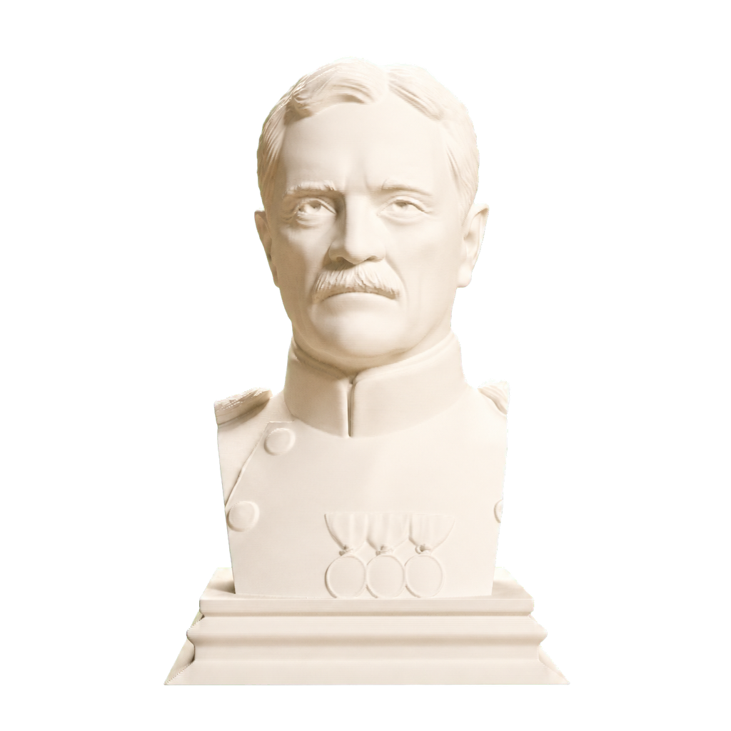 John J. Pershing Ivory White collectible bust