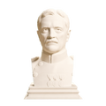 John J. Pershing Ivory White collectible bust