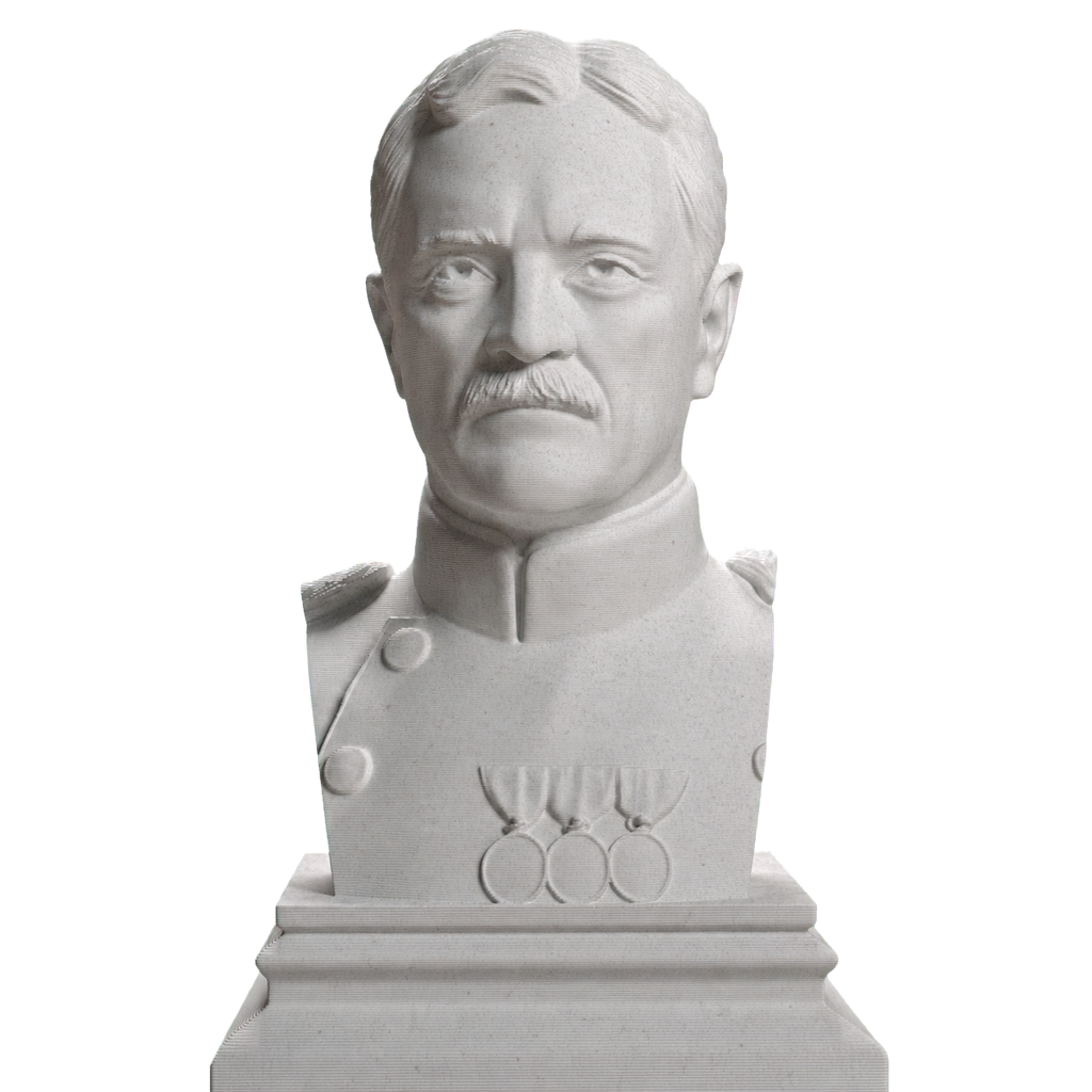 John J. Pershing Marble Stone collectible bust