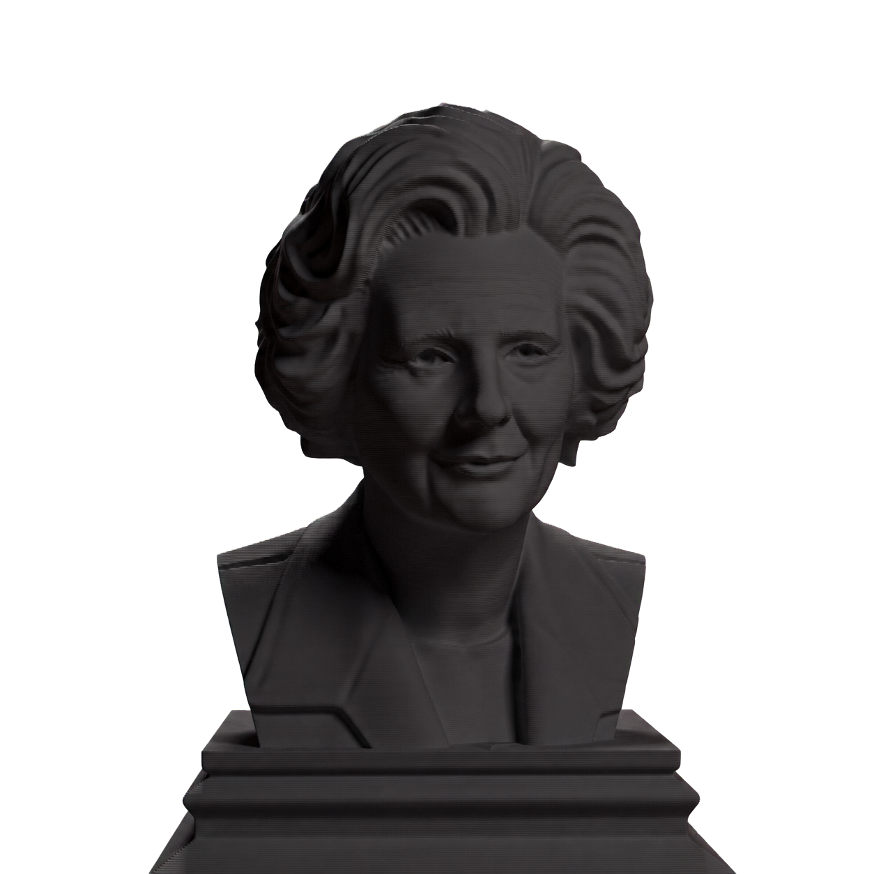 Margaret Thatcher Charcoal Black collectible bust