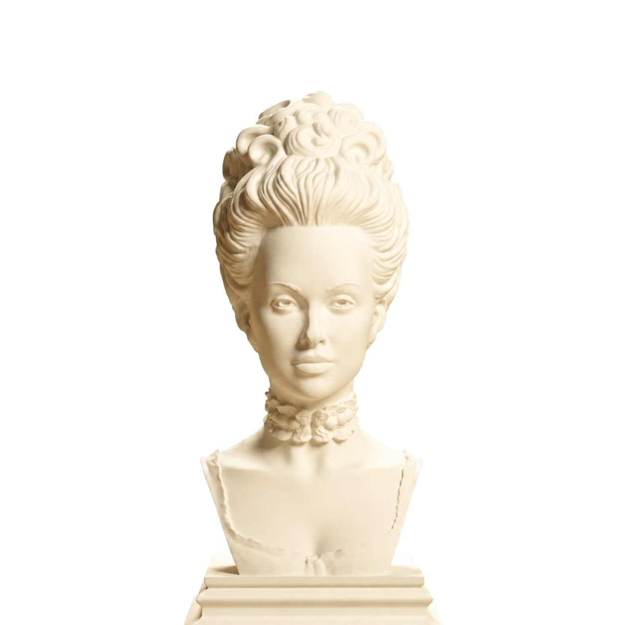 Marie Antoinette Ivory White collectible bust