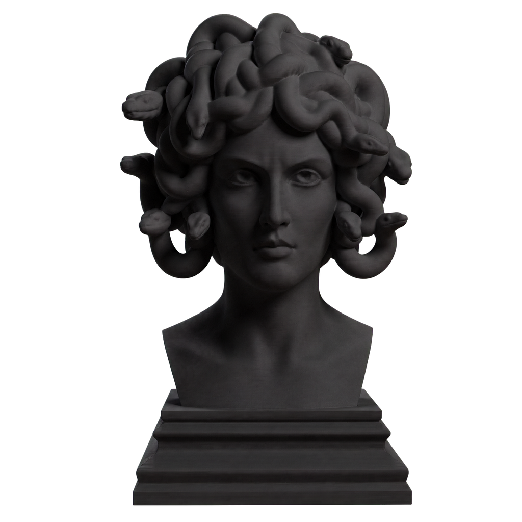 Medusa Charcoal Black collectible bust