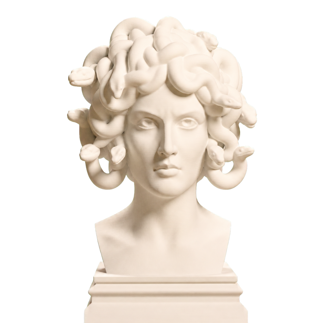 Medusa Ivory White collectible bust