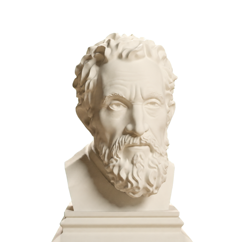 Michelangelo Ivory White collectible bust