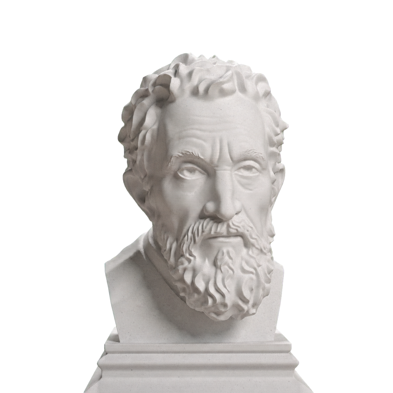Michelangelo Marble Stone collectible bust