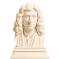 Isaac Newton Ivory White collectible bust