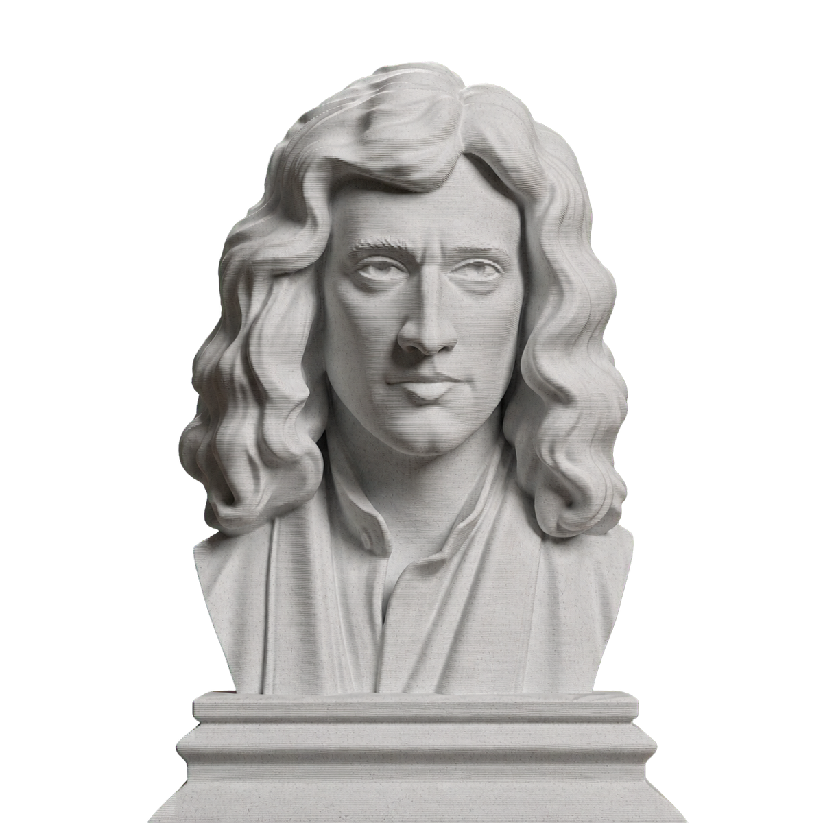 Isaac Newton Marble Stone collectible bust