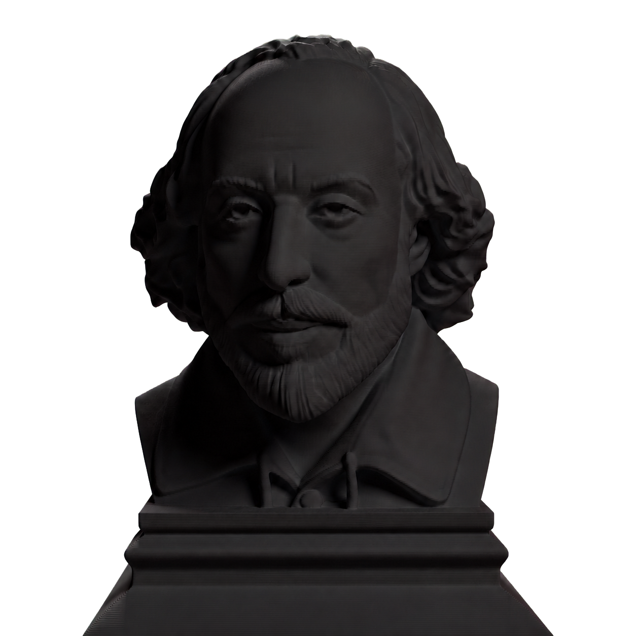 William Shakespeare Charcoal Black collectible bust