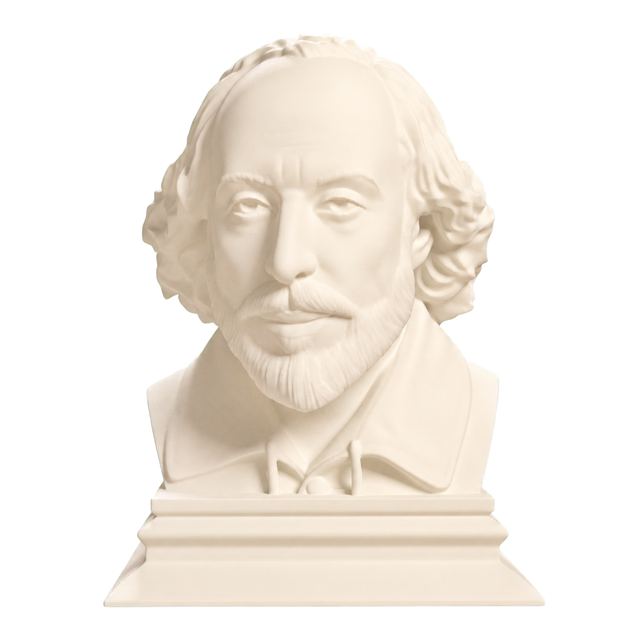 William Shakespeare Ivory White collectible bust