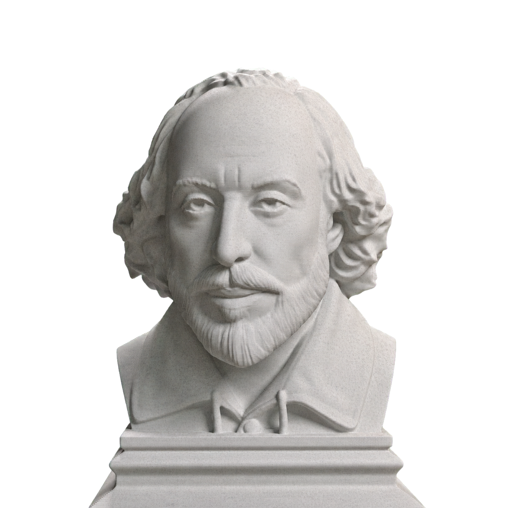 William Shakespeare Marble Stone collectible bust