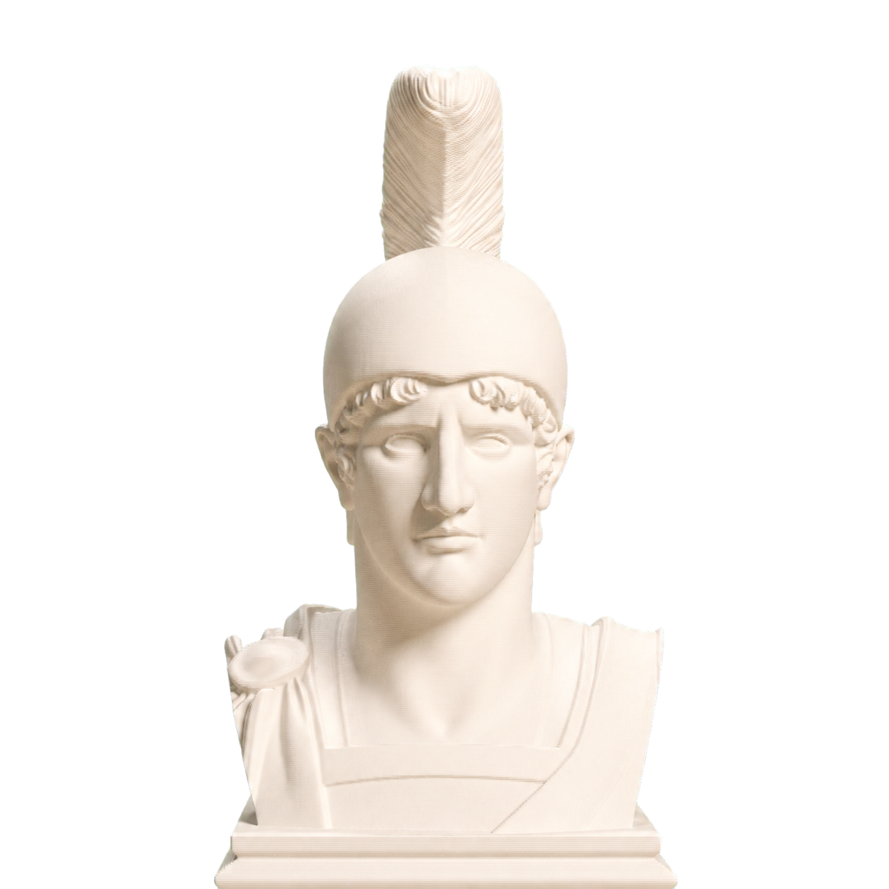 Achilles Warrior Bust Ivory White collectible bust