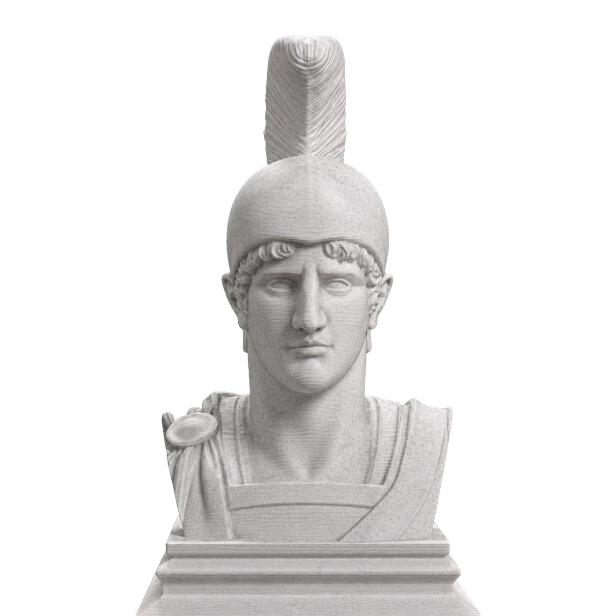 Achilles Warrior Bust Marble Stone collectible bust