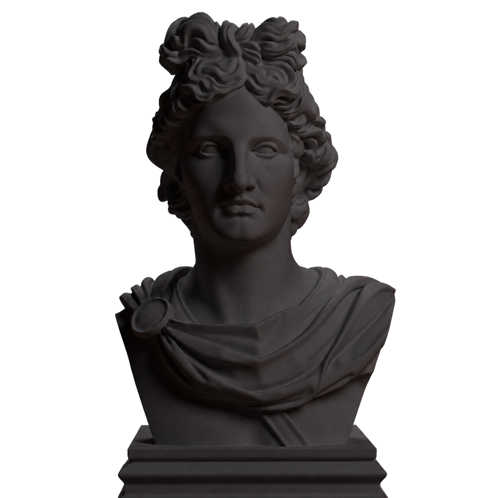 Apollo Classical Bust Charcoal Black collectible bust