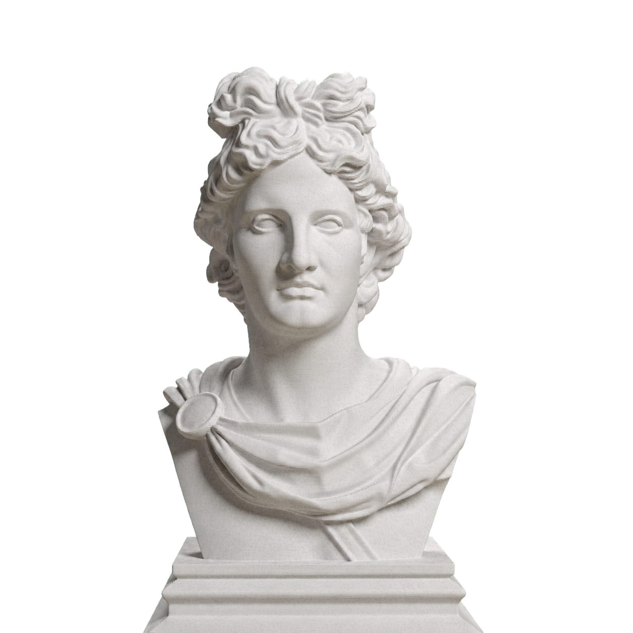 Apollo Classical Bust Marble Stone collectible bust