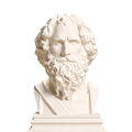 Archimedes Portrait Bust Ivory White collectible bust