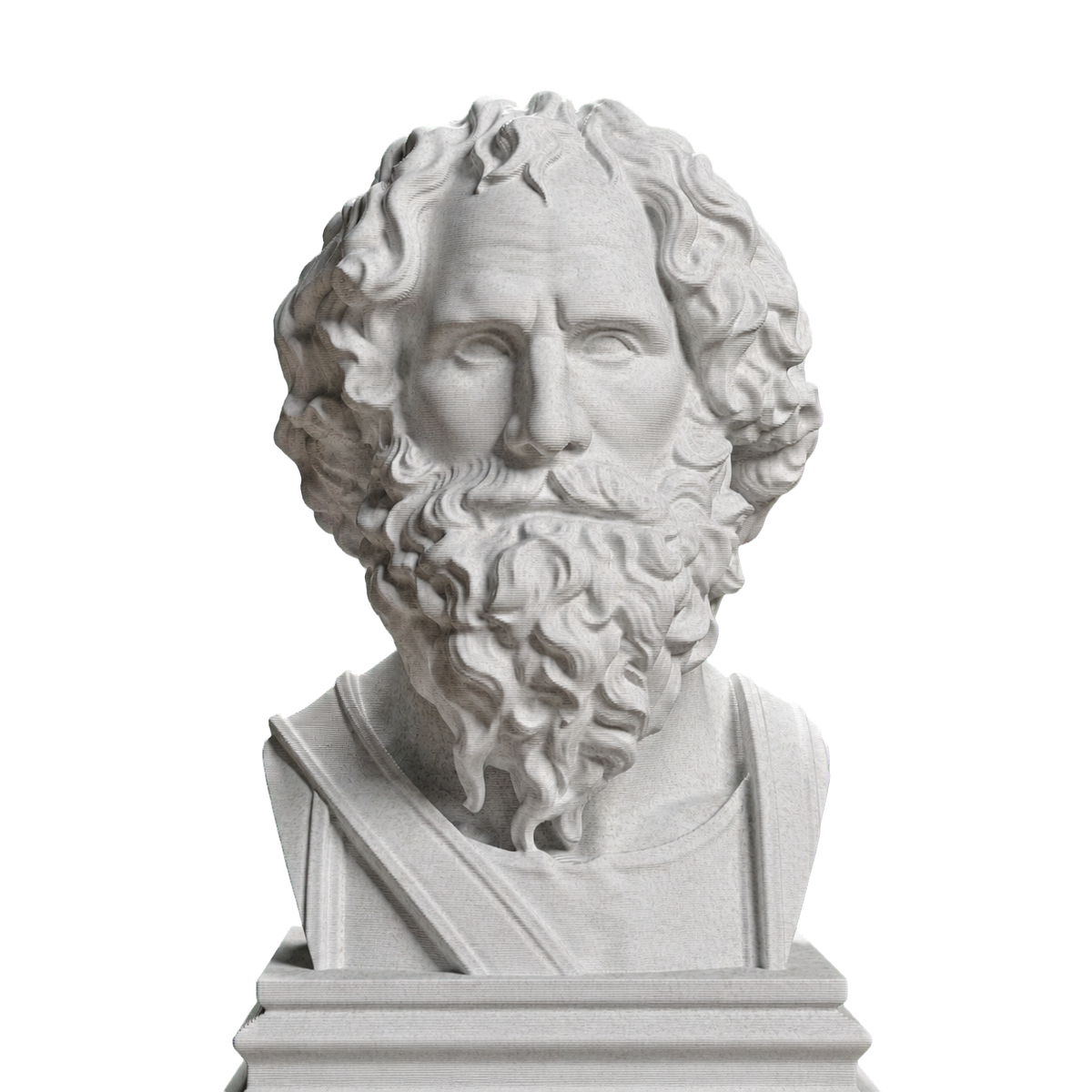 Archimedes Portrait Bust Marble Stone collectible bust