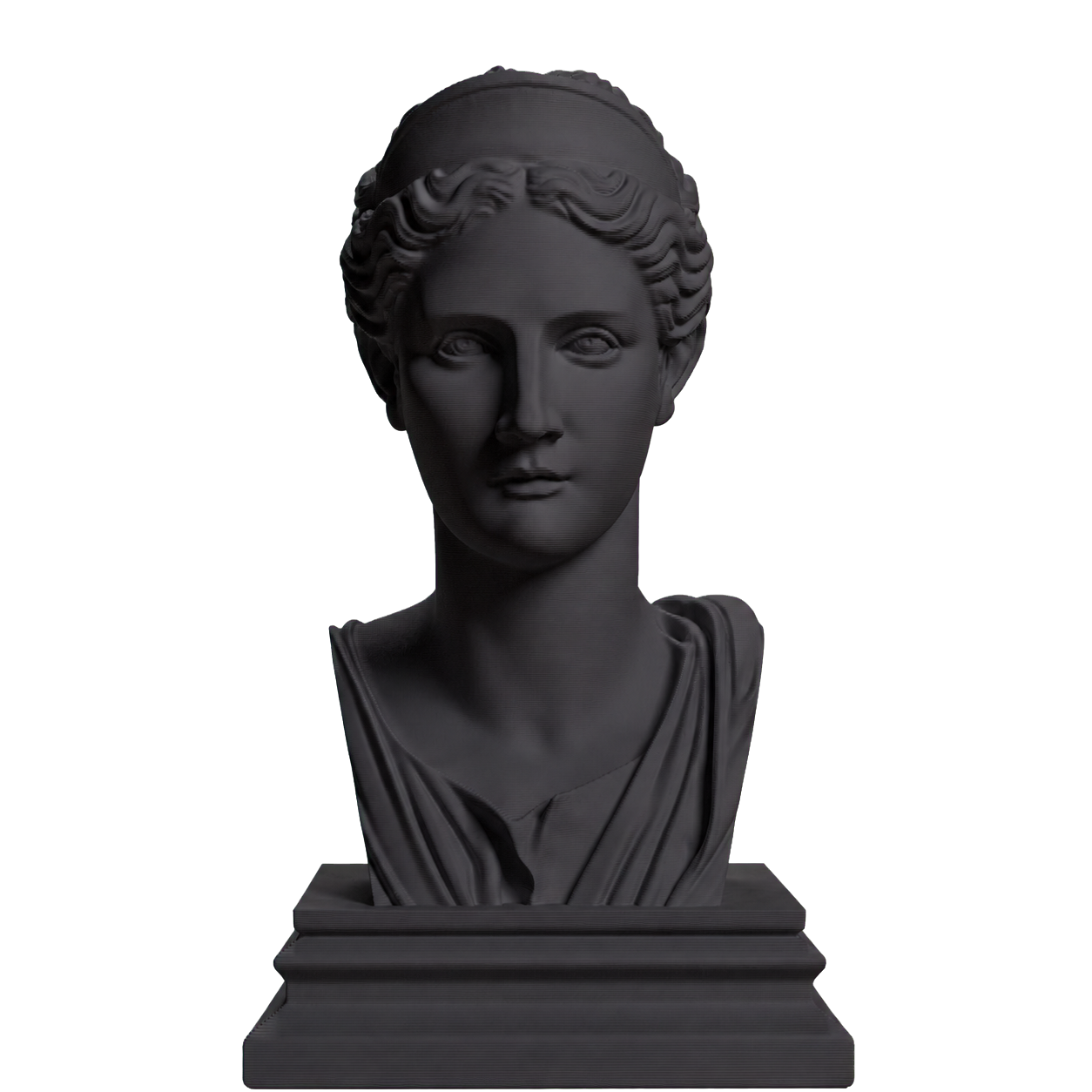Artemis Huntress Bust Charcoal Black collectible bust