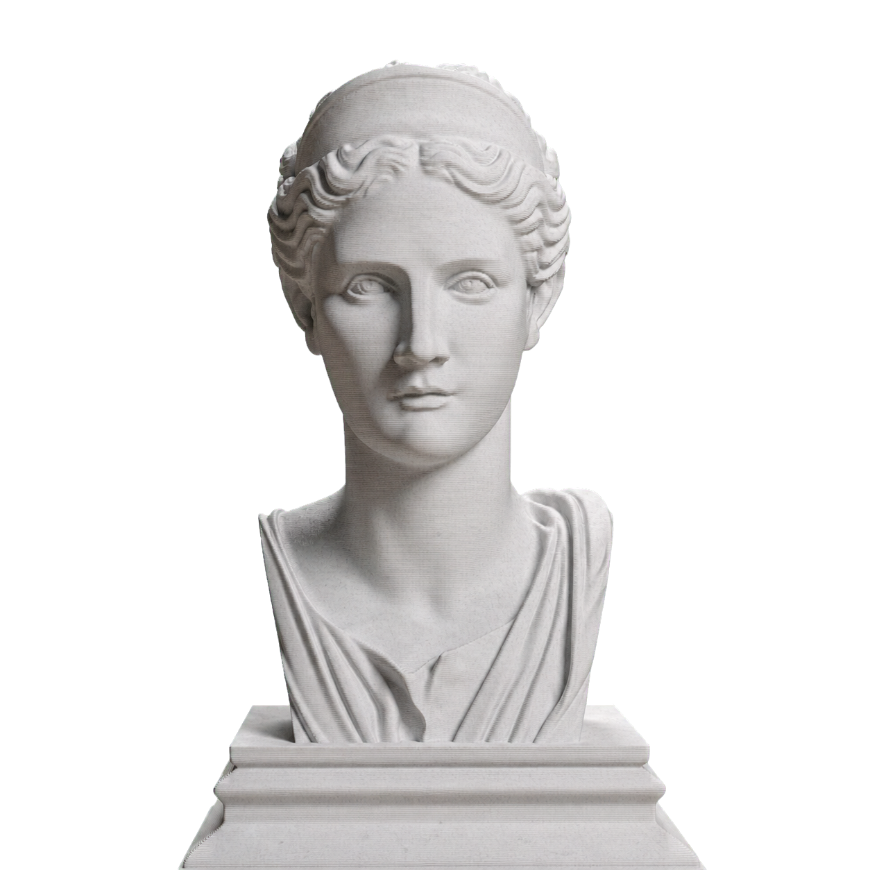 Artemis Huntress Bust Marble Stone collectible bust