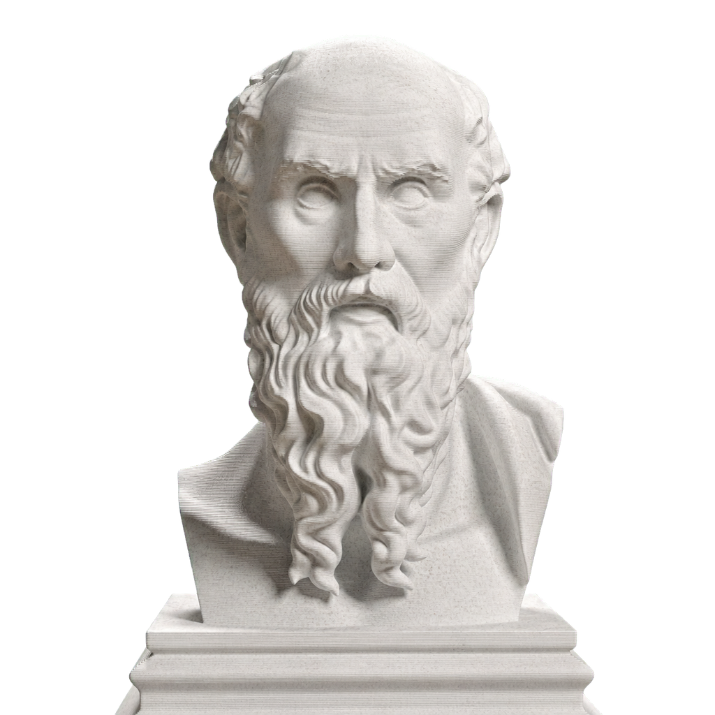 Diogenes Philosopher Bust Marble Stone collectible bust