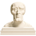 Handsome Squidward Meme Bust Ivory White collectible bust