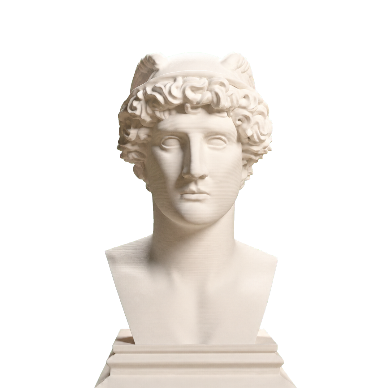 Hermes Classical Bust Ivory White collectible bust