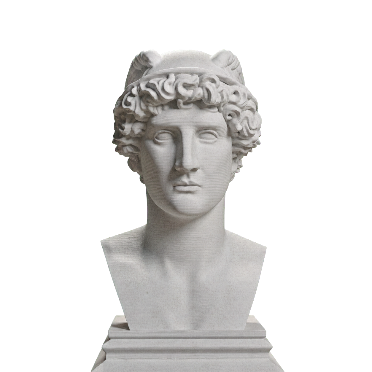Hermes Classical Bust Marble Stone collectible bust