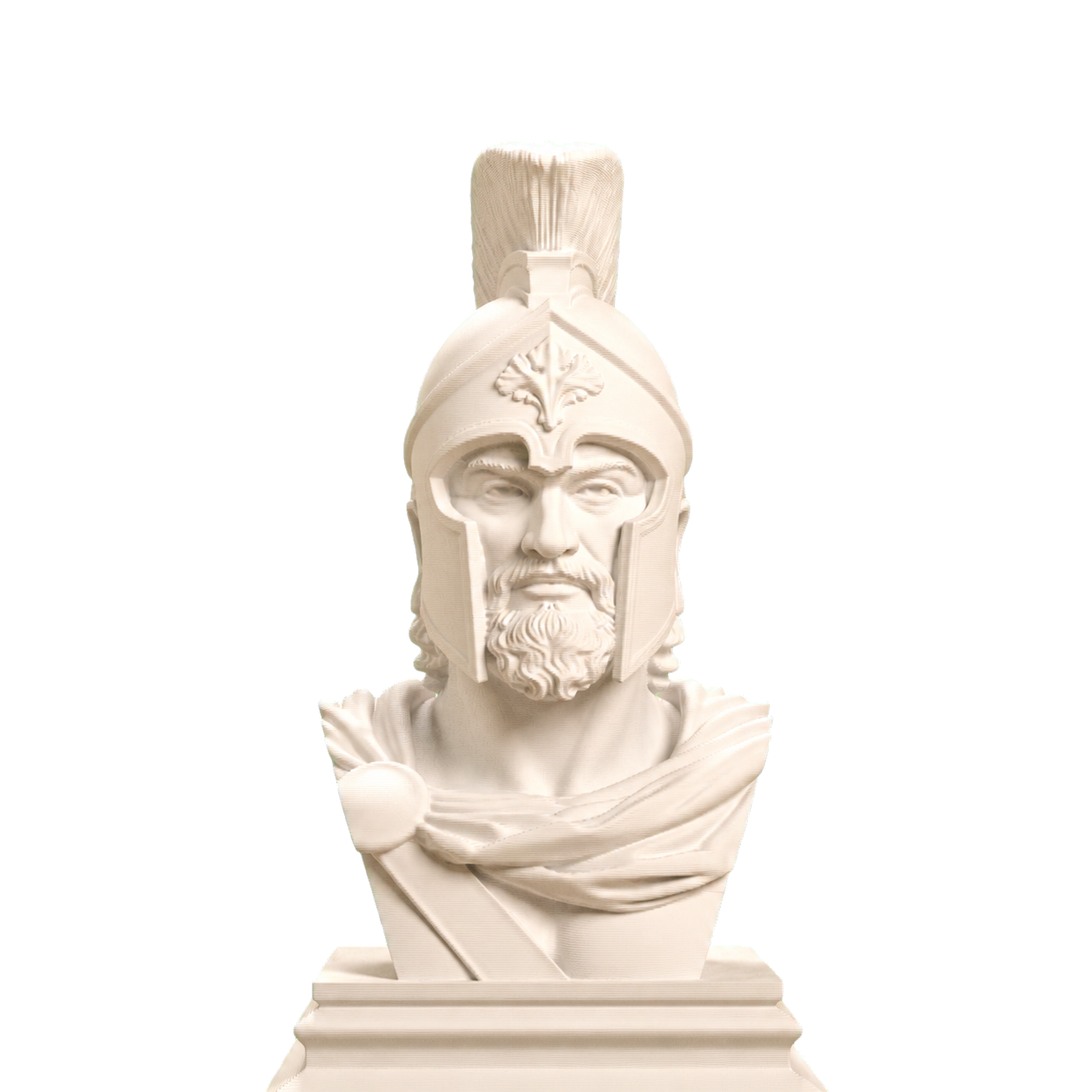 Leonidas Spartan King Bust Ivory White collectible bust