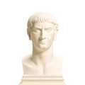 Trajan Roman Emperor Bust Ivory White collectible bust