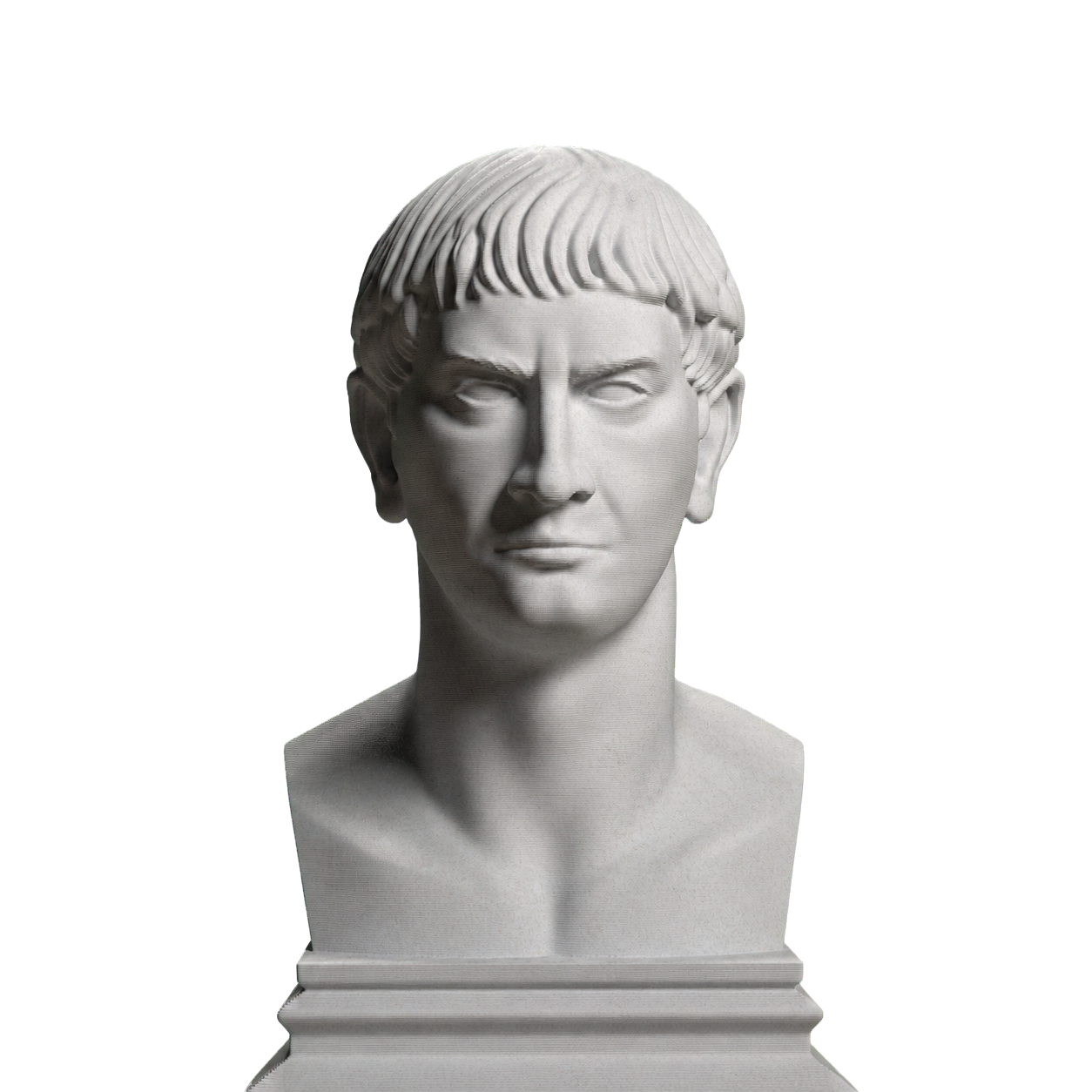Trajan Roman Emperor Bust Marble Stone collectible bust