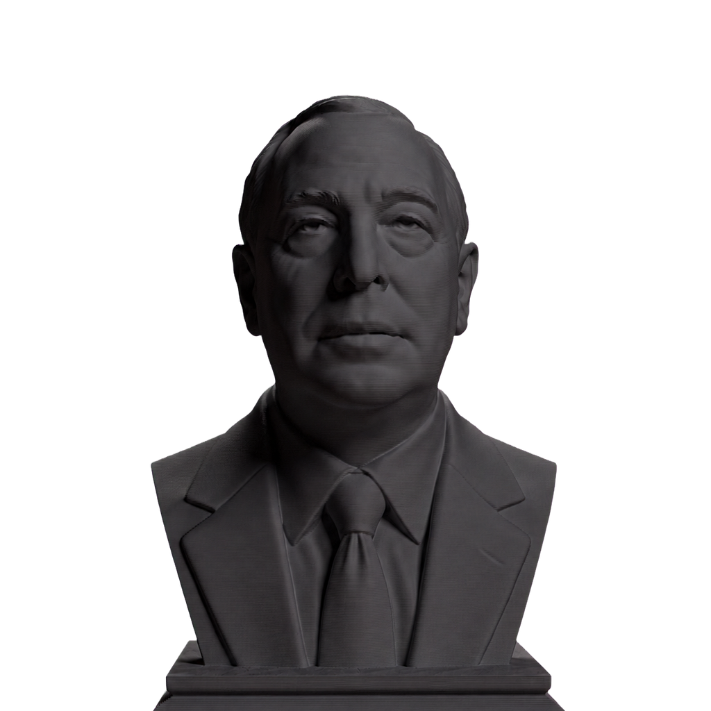 C. S. Lewis bust in Charcoal Black