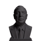 C. S. Lewis bust in Charcoal Black