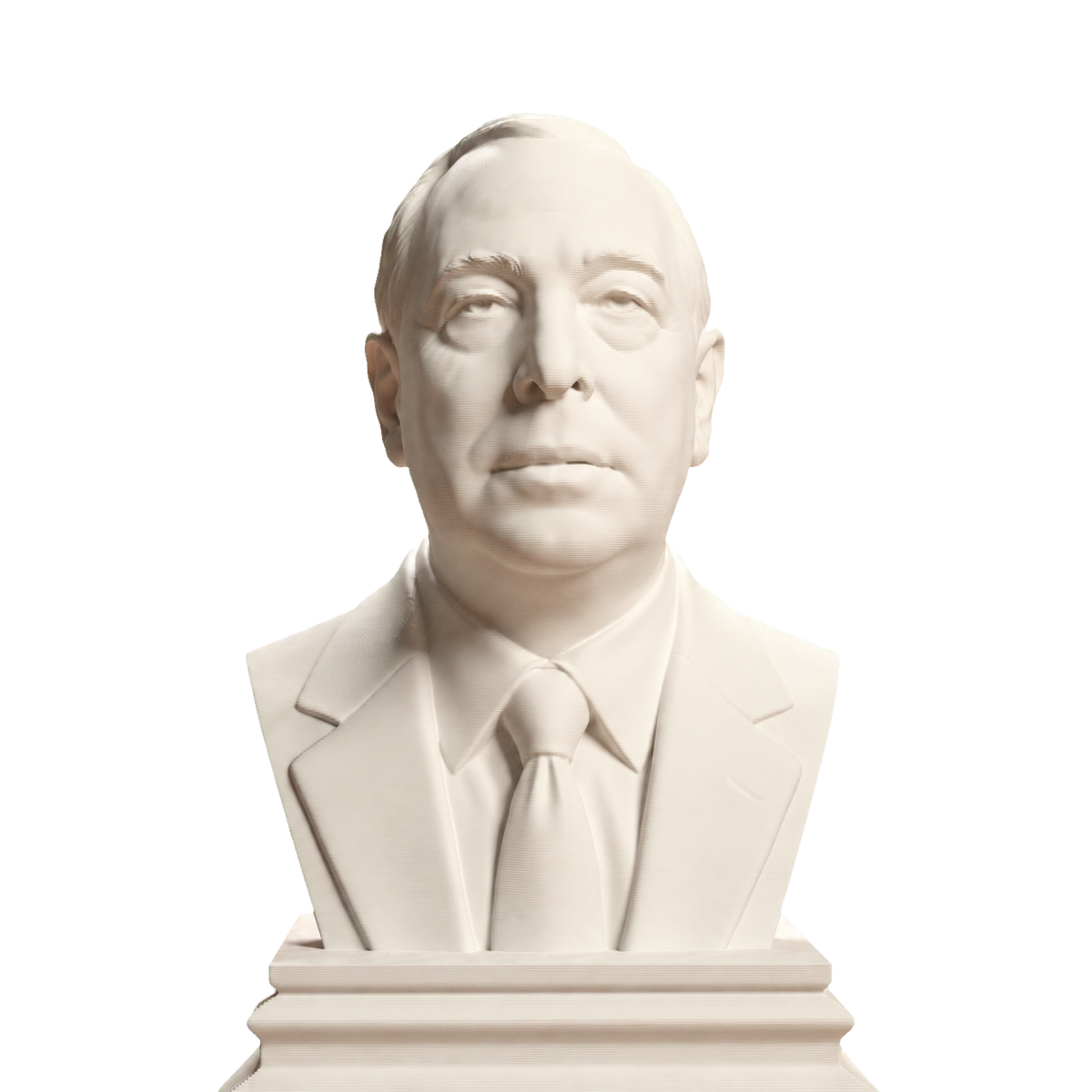 C. S. Lewis bust in Ivory White