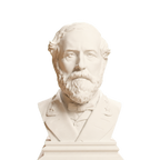Robert E. Lee bust in Ivory White finish