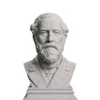 Robert E. Lee bust in Marble Stone finish