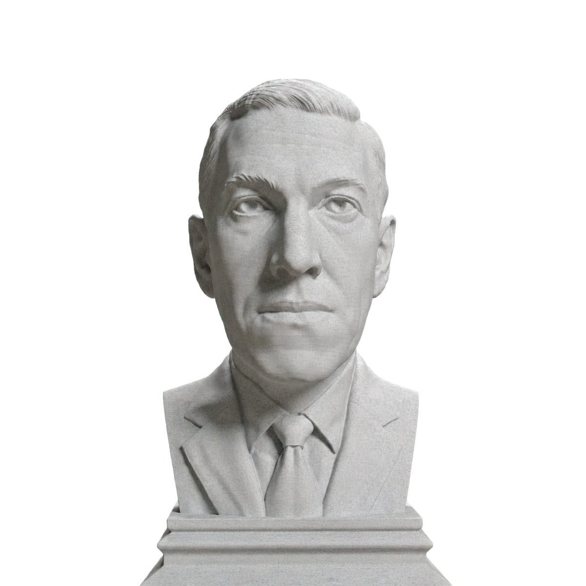 H. P. Lovecraft bust in Marble Stone finish