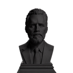 Jordan Peterson bust in Charcoal Black finish