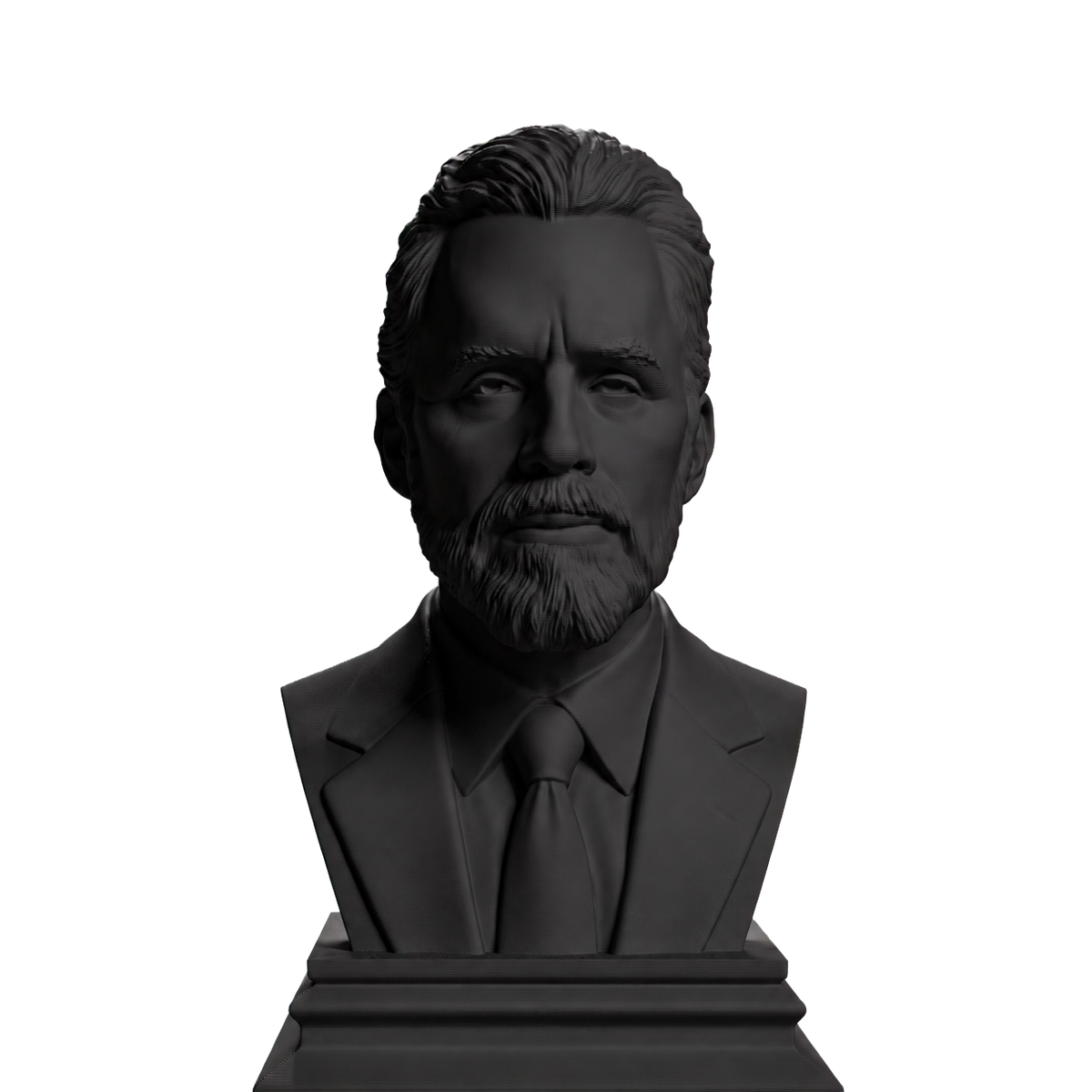Jordan Peterson bust in Charcoal Black finish