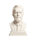 Jordan Peterson bust in Ivory White finish